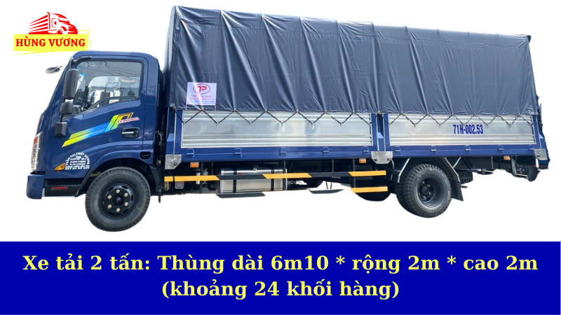 Xe Tải Chở Hàng Thùng Dài 6m10