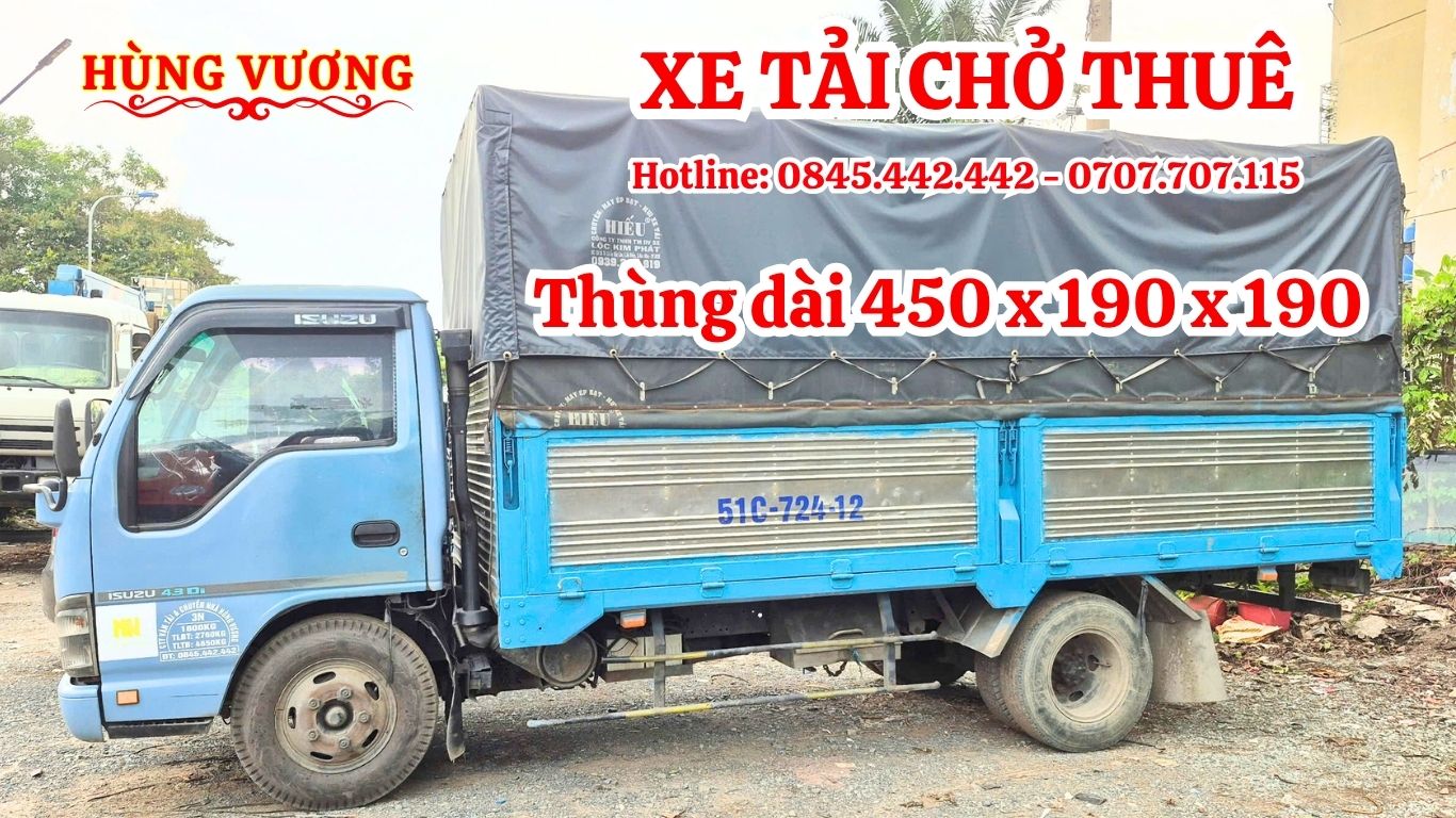 Xe tải chở h&agrave;ng 6m Cần Giờ - Vận tải H&ugrave;ng Vương