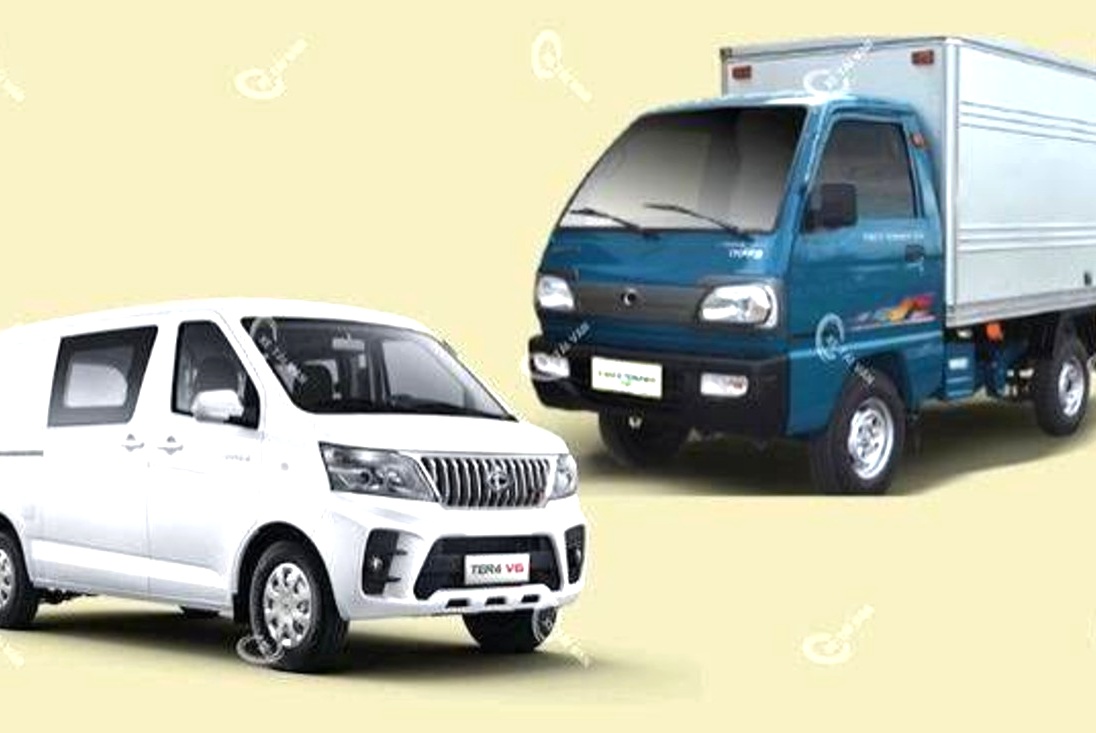 Xe tải thùng bạt chở máy móc an toàn