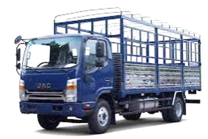 Xe tải 5 tấn Hà Nội Đà Nẵng chờ nhận hàng