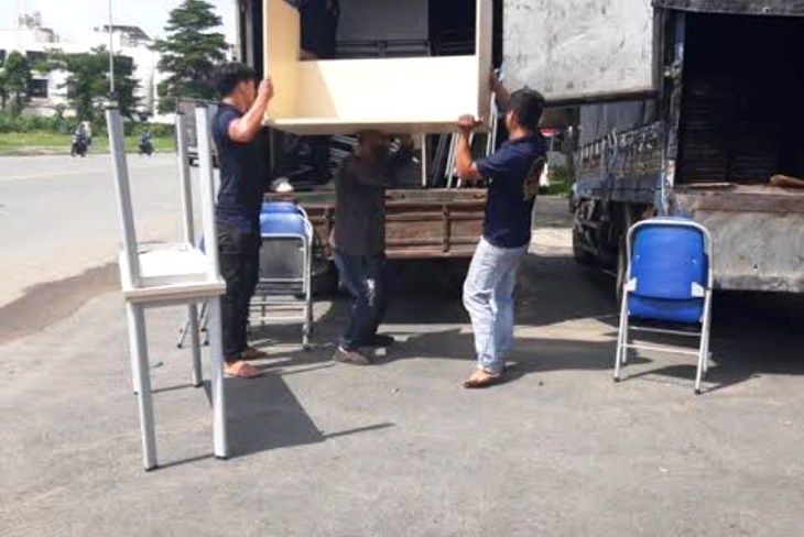 Xe mấy tấn bị cấm giờ - Vận tải Hùng Vương