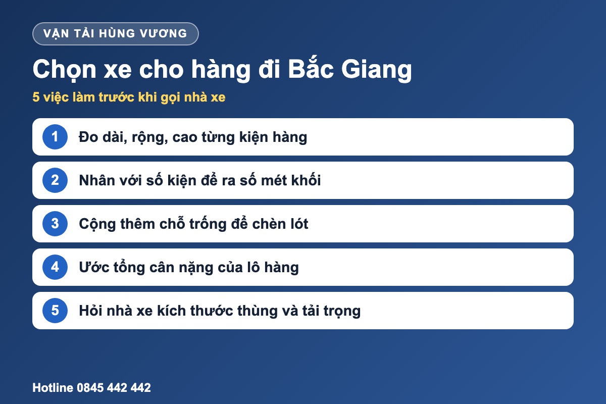 5 việc cần l&agrave;m để chọn xe tải chở h&agrave;ng Đ&agrave; Nẵng đi Bắc Giang