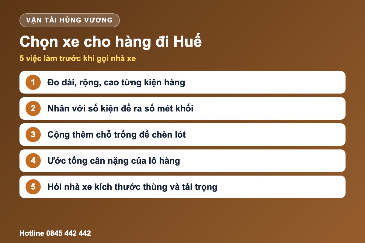 5 việc cần làm để chọn xe tải chở hàng Đà Nẵng đi Huế
