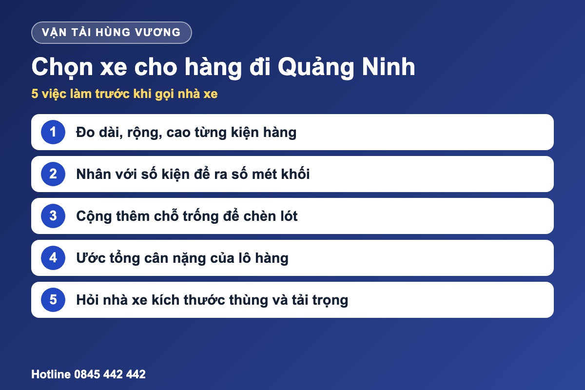 5 việc cần làm để chọn xe tải chở hàng Đà Nẵng đi Quảng Ninh